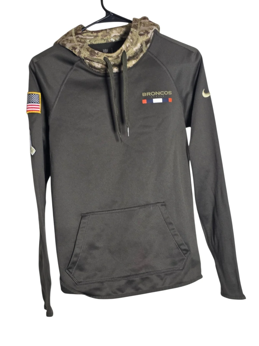 Nike NFL Denver Broncos Salute to Service Dri-FIT Hoodie XS